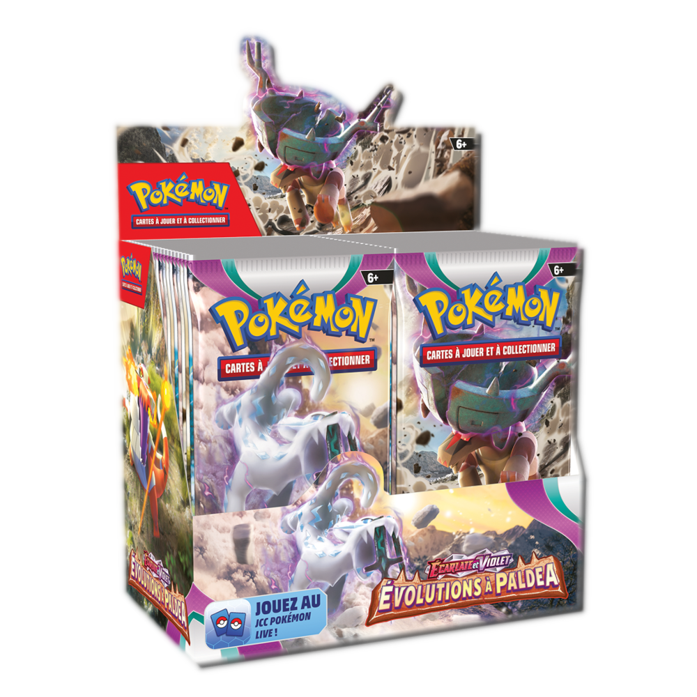 Display Pokémon EV02 - Évolutions à Paldea