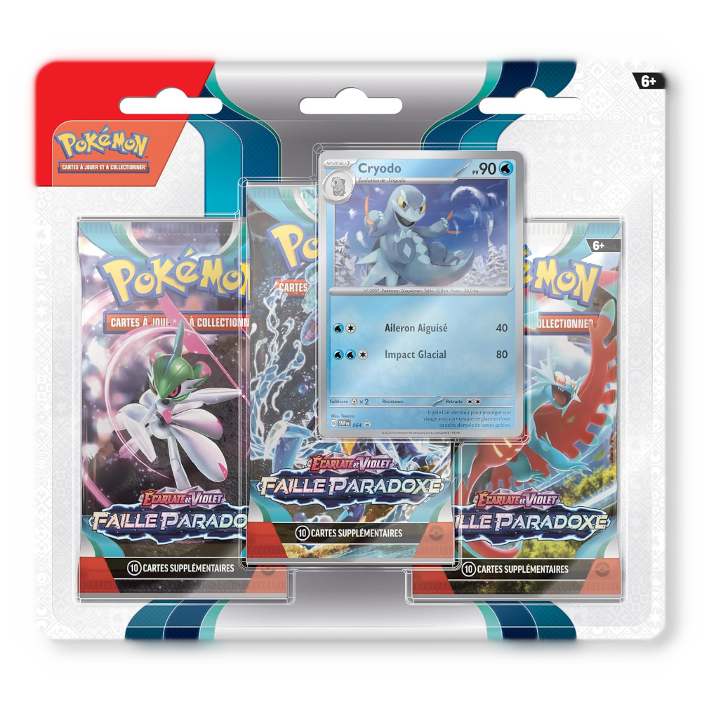 Tripack Pokémon EV04 - Faille Paradoxe