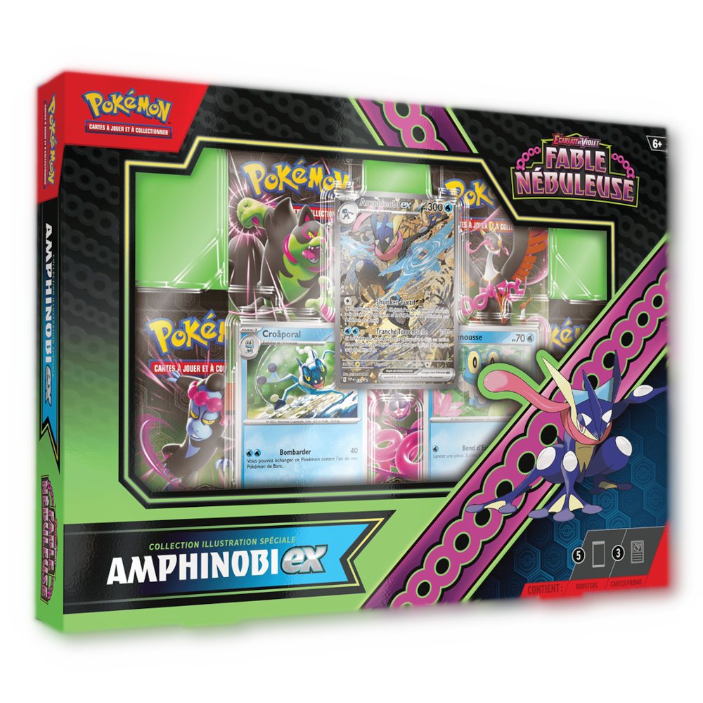 Coffret Amphinobi ex Pokémon EV06.5 - Fable Nébuleuse