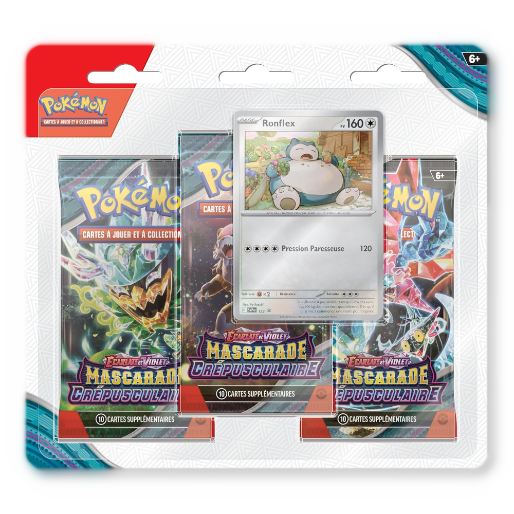 Tripack Pokémon EV06 - Mascarade Crépusculaire