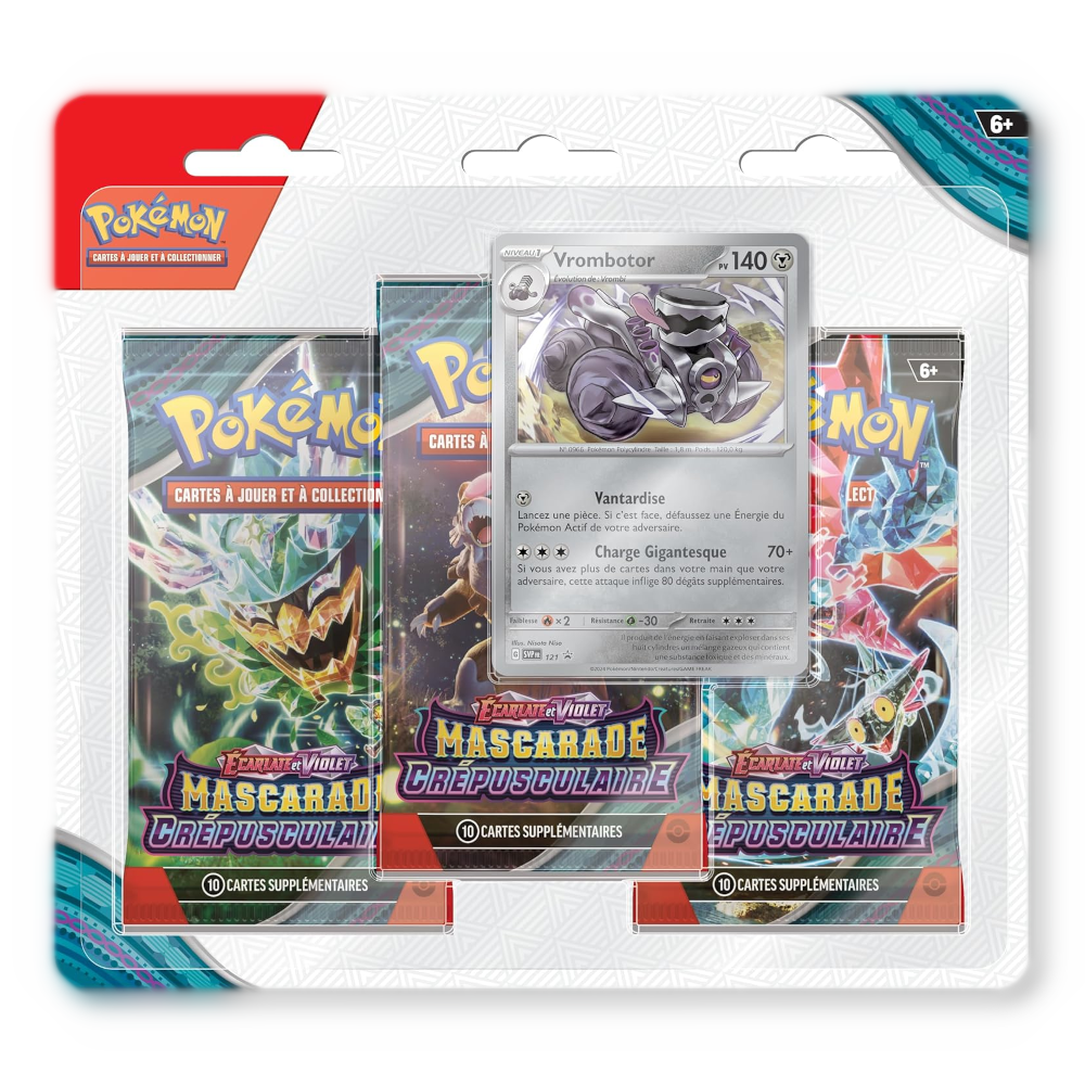 Tripack Pokémon EV06 - Mascarade Crépusculaire
