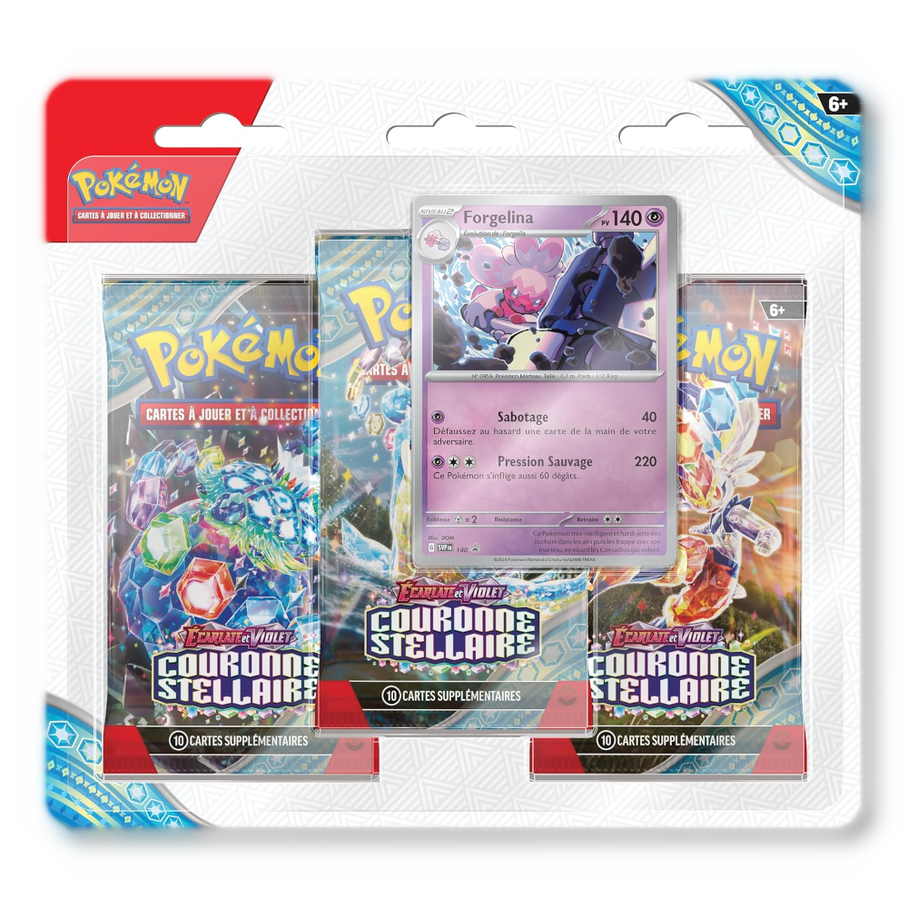 Tripack Pokémon EV07 - Couronne Stellaire