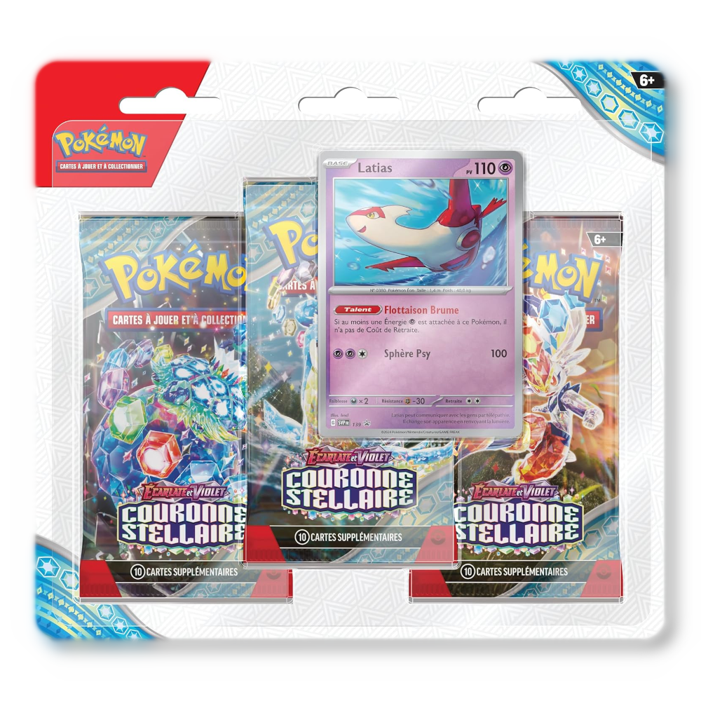 Tripack Pokémon EV07 - Couronne Stellaire