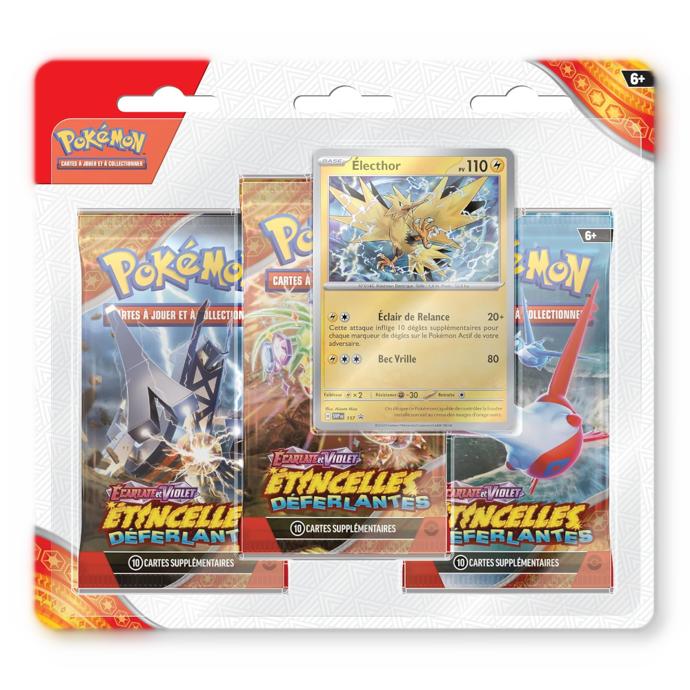 Tripack Pokémon EV08 - Étincelles Déferlantes