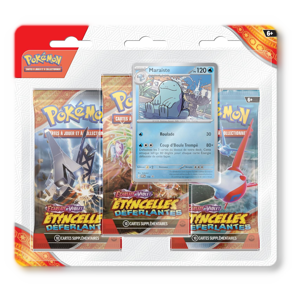 Tripack Pokémon EV08 - Étincelles Déferlantes