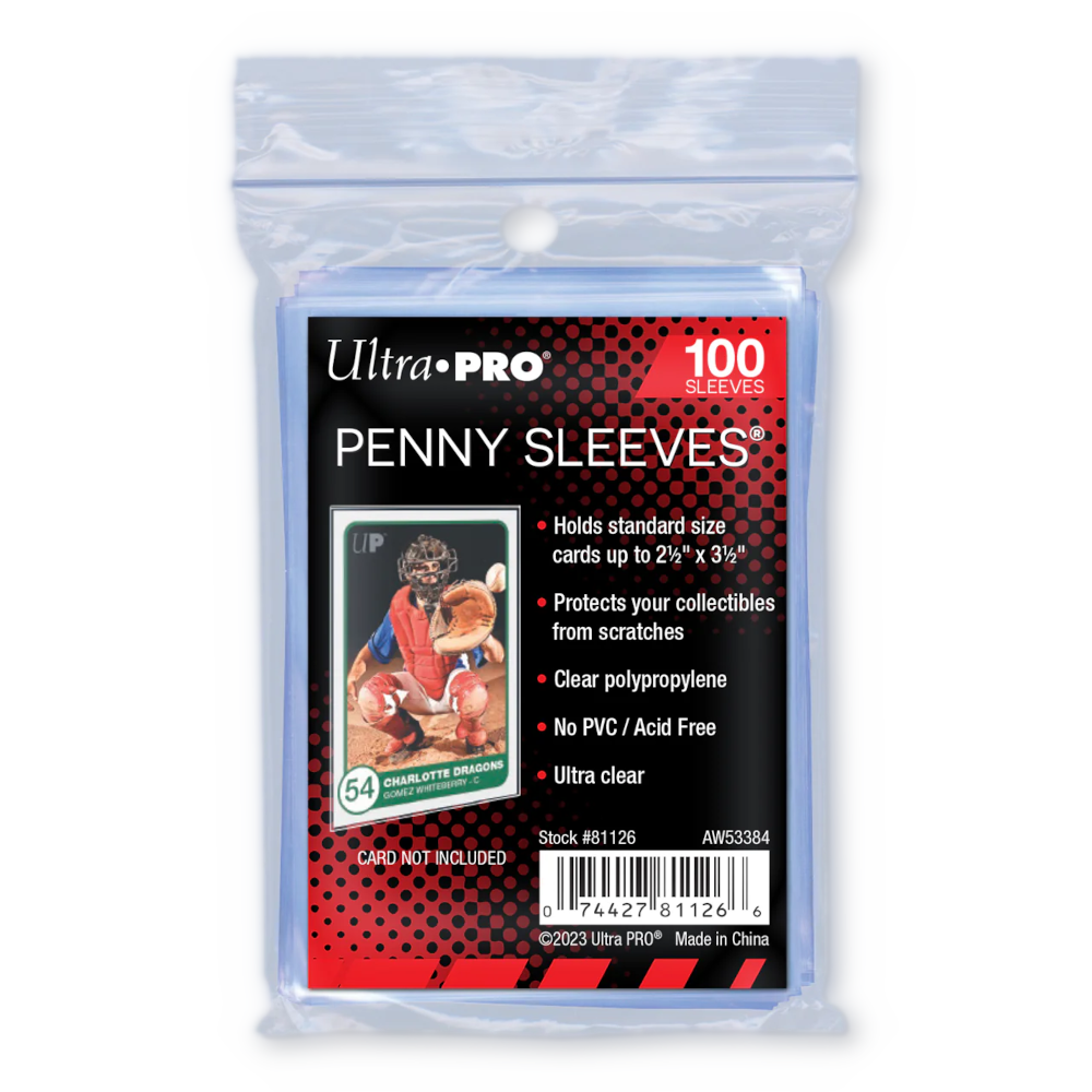 100 Sleeves taille standard Transparent - Ultra Pro
