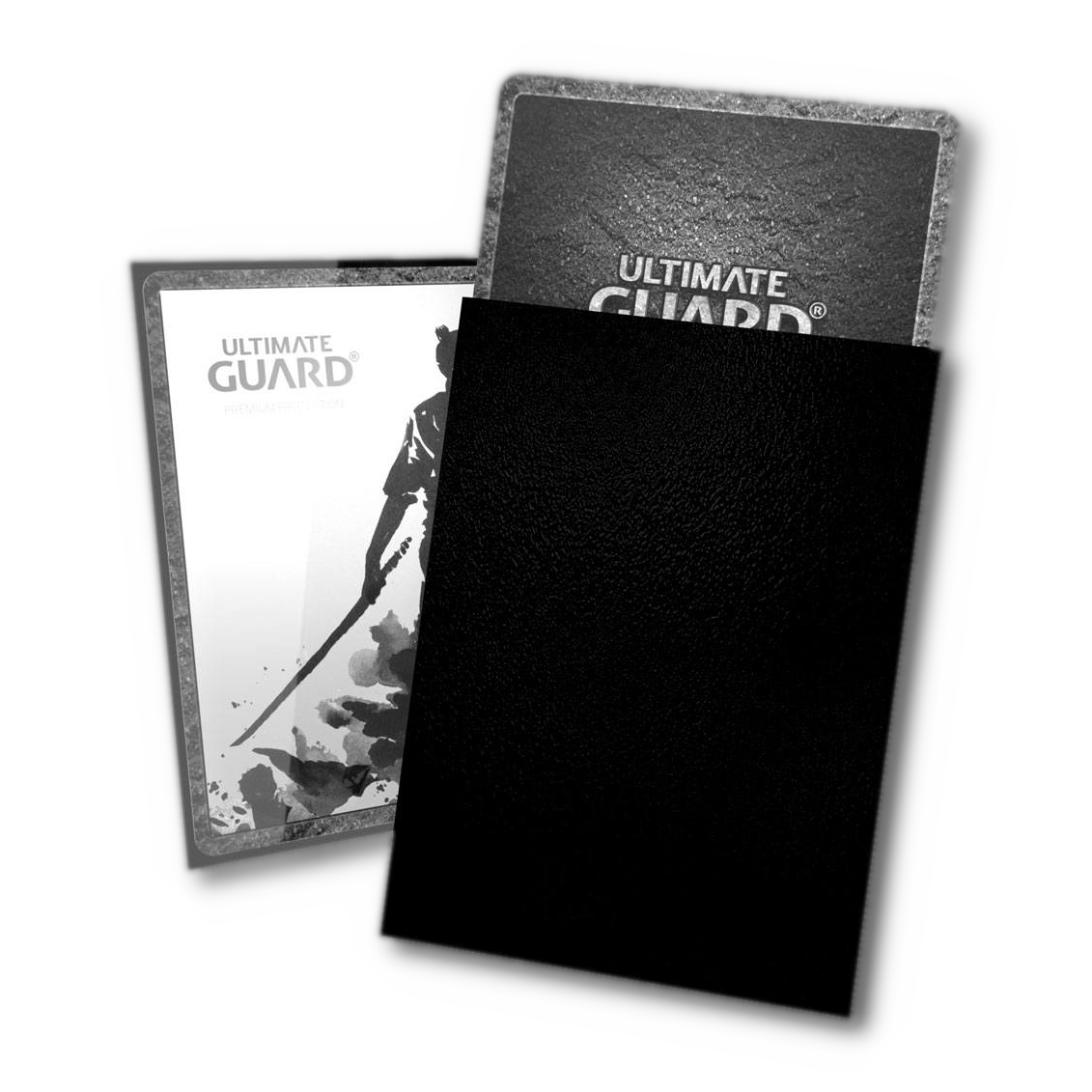 100 pochettes Katana Sleeves taille standard Noir - Ultimate Guard