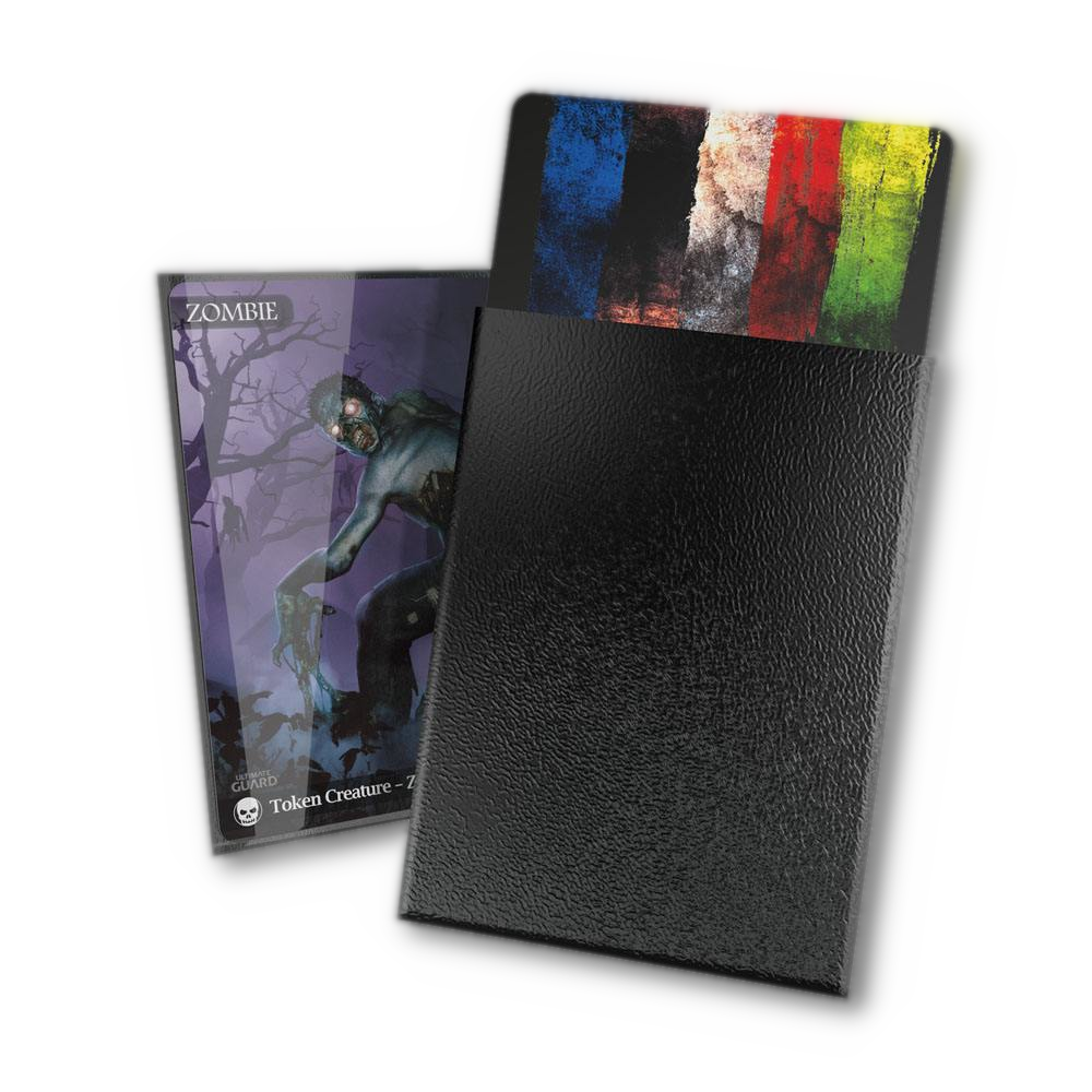 100 pochettes Cortex Sleeves taille standard Noir - Ultimate Guard