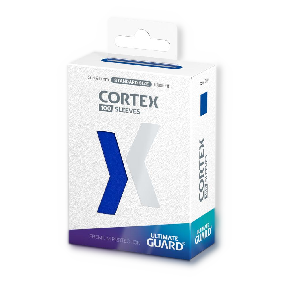100 pochettes Cortex Sleeves taille standard Bleu - Ultimate Guard