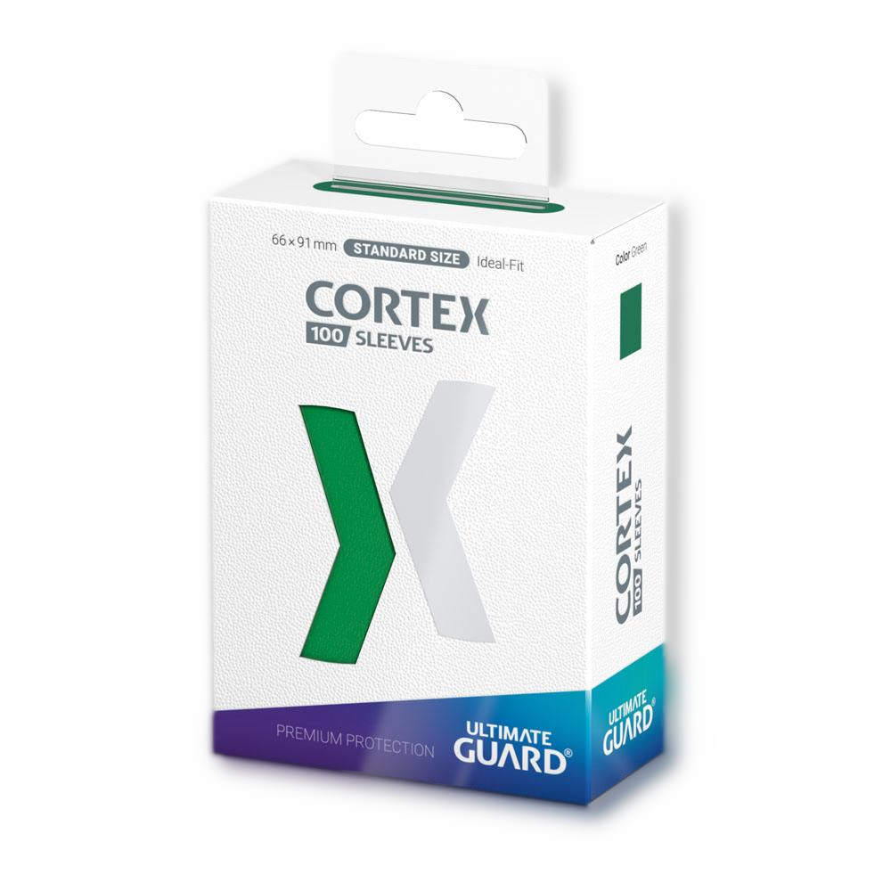 100 pochettes Cortex Sleeves taille standard Vert - Ultimate Guard