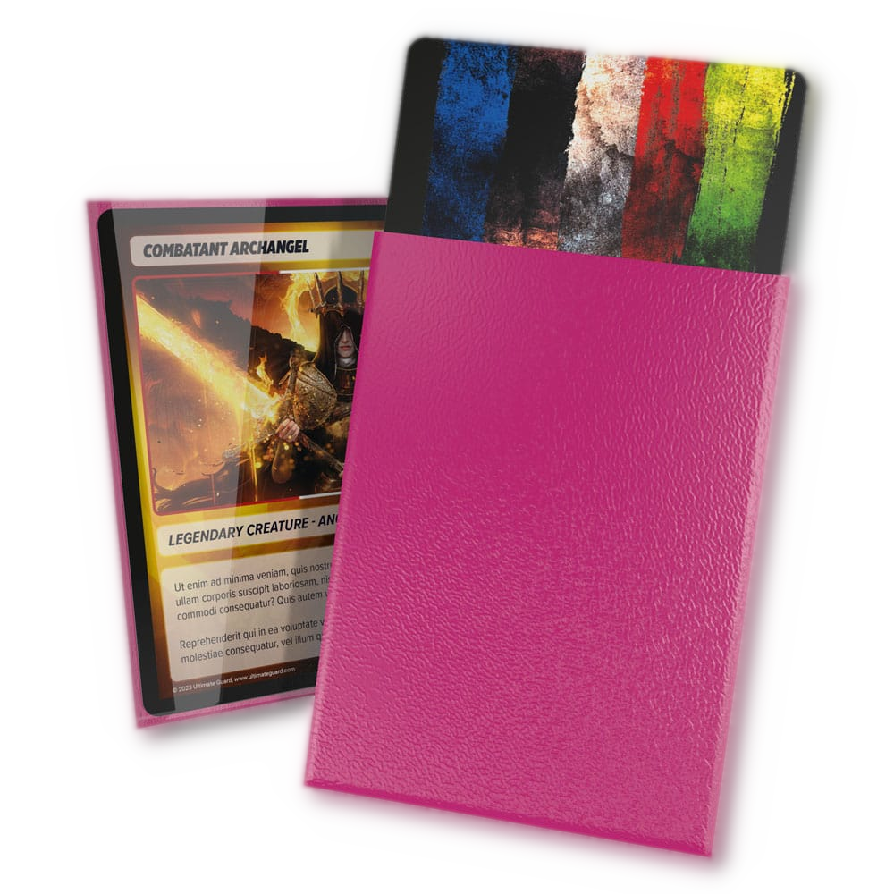 100 pochettes Cortex Sleeves taille standard Rose - Ultimate Guard