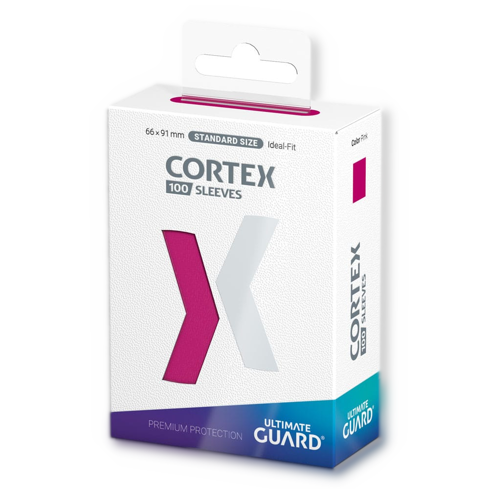 100 pochettes Cortex Sleeves taille standard Rose - Ultimate Guard