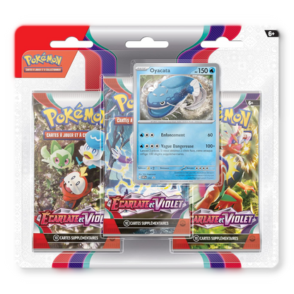 Tripack Pokémon EV01 - Écarlate et Violet