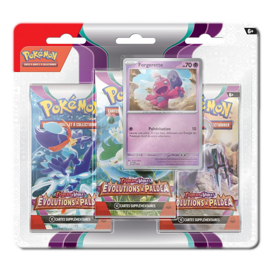Tripack Pokémon EV02 - Évolutions à Paldea