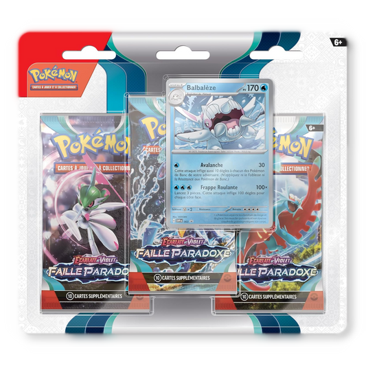 Tripack Pokémon EV04 - Faille Paradoxe