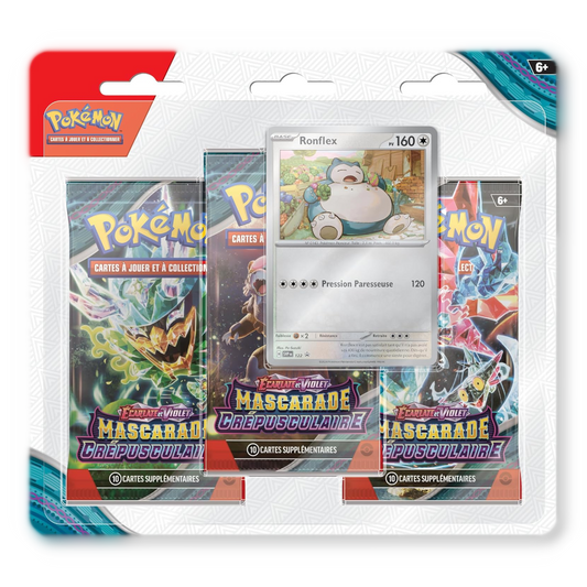 Tripack Pokémon EV06 - Mascarade Crépusculaire