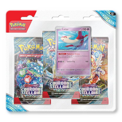 Tripack Pokémon EV07 - Couronne Stellaire
