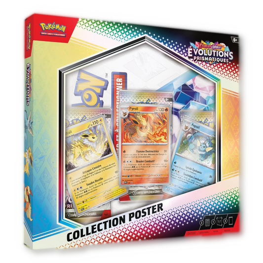 Coffret Poster Pokémon EV08.5 - Evolutions Prismatiques