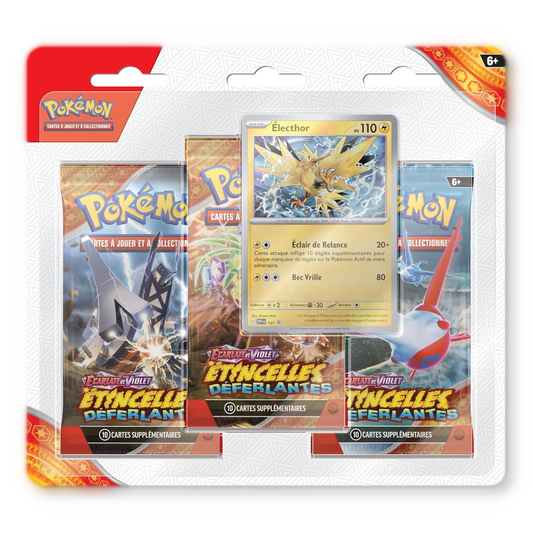 Tripack Pokémon EV08 - Étincelles Déferlantes