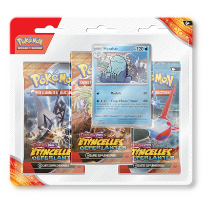 Tripack Pokémon EV08 - Étincelles Déferlantes