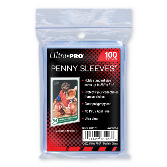 100 Sleeves taille standard Transparent - Ultra Pro