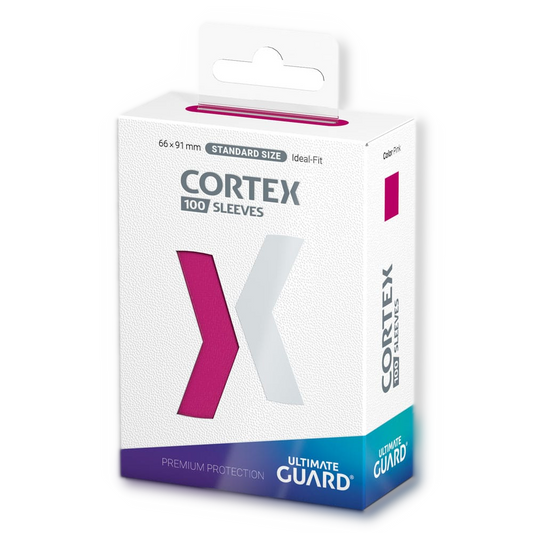 100 pochettes Cortex Sleeves taille standard Rose - Ultimate Guard